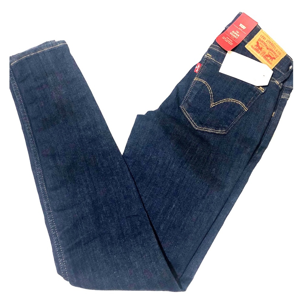 Levi’s BNWT 710 Super Skinny Mid Rise 25x30